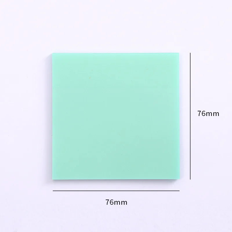 Bloc Note Autocollant Transparent