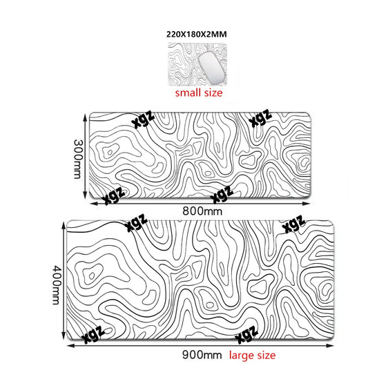 Tapis de Souris - Blanc et Noir