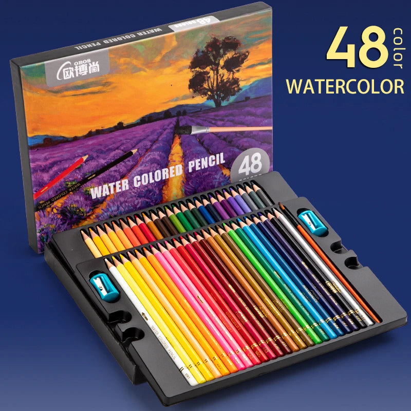 Crayons de Couleurs Professionnels - 48 couleurs à 200 couleurs