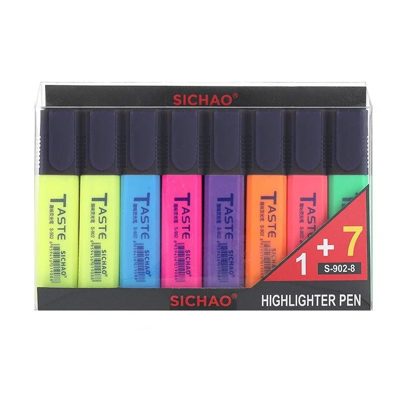 Surligneurs Fluo 4, 6 ou 8 pièces