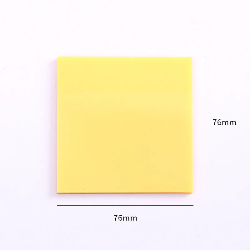 Bloc Note Autocollant Transparent