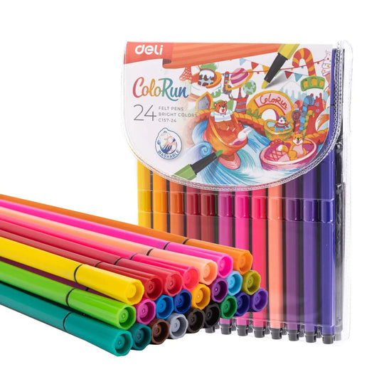 Crayons Feutres 24 couleurs