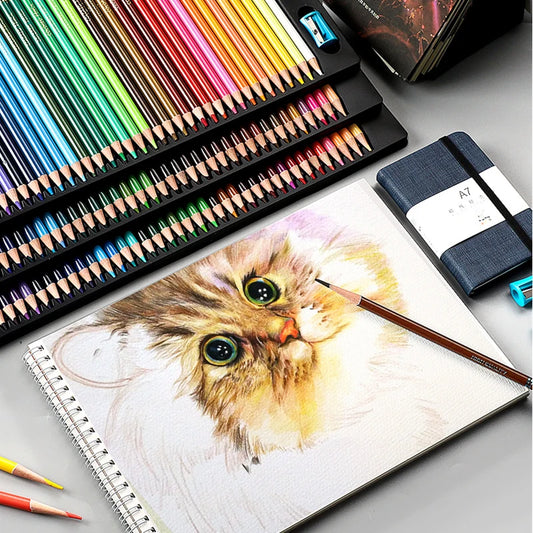 Crayons de Couleurs Professionnels - 48 couleurs à 200 couleurs
