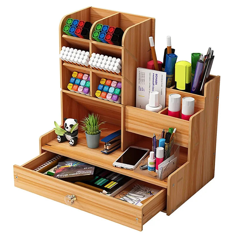 Organisateur de Bureau en Bois - DIY à Monter Soi-même