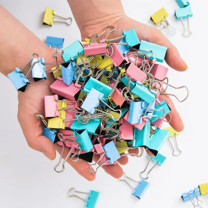 Pinces à papier pastels 50Pcs