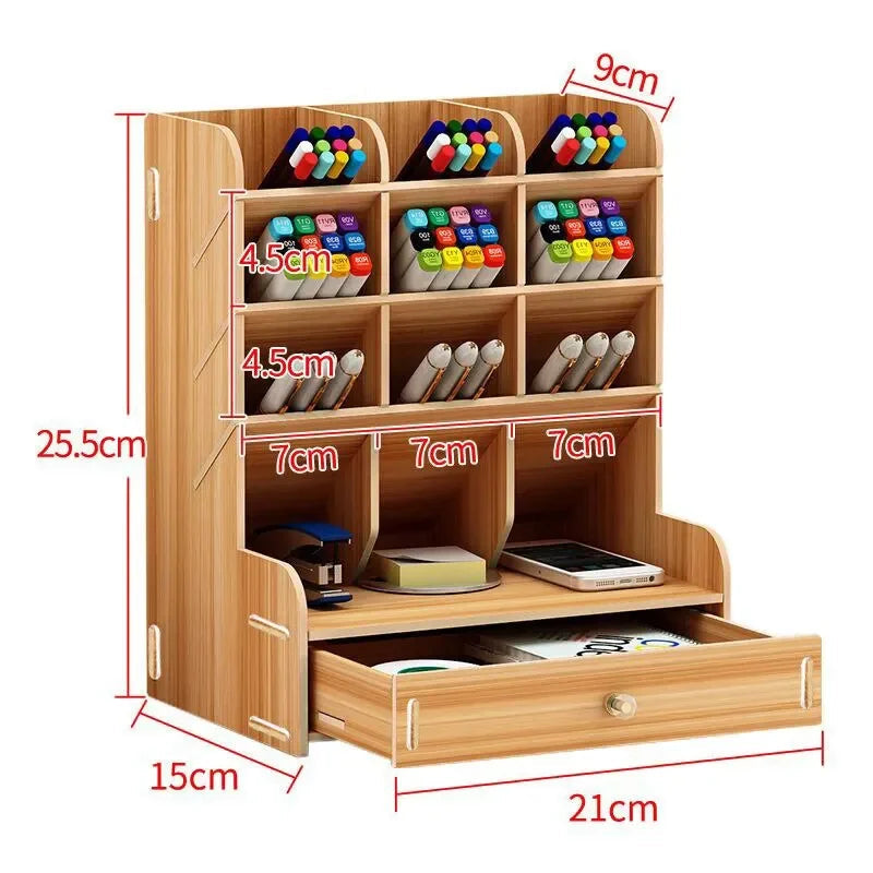 Organisateur de Bureau - Bois