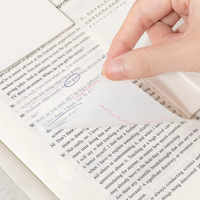 Notes Transparentes Autocollantes