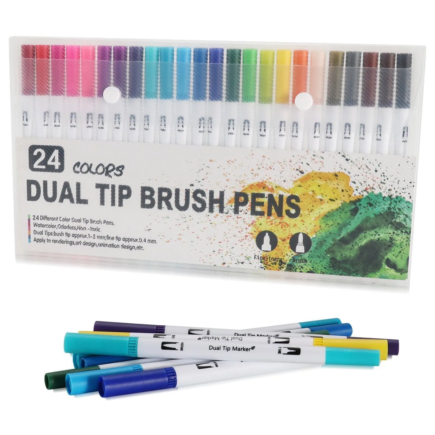 Crayons Feutres Doubles Pointes