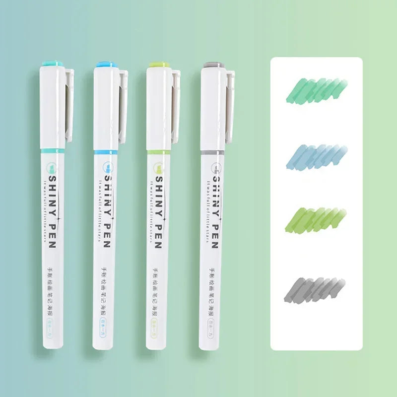 Surligneurs Pastels Pailletés