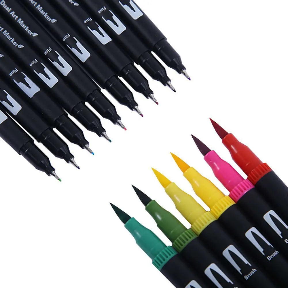 Crayons Feutres Doubles Pointes