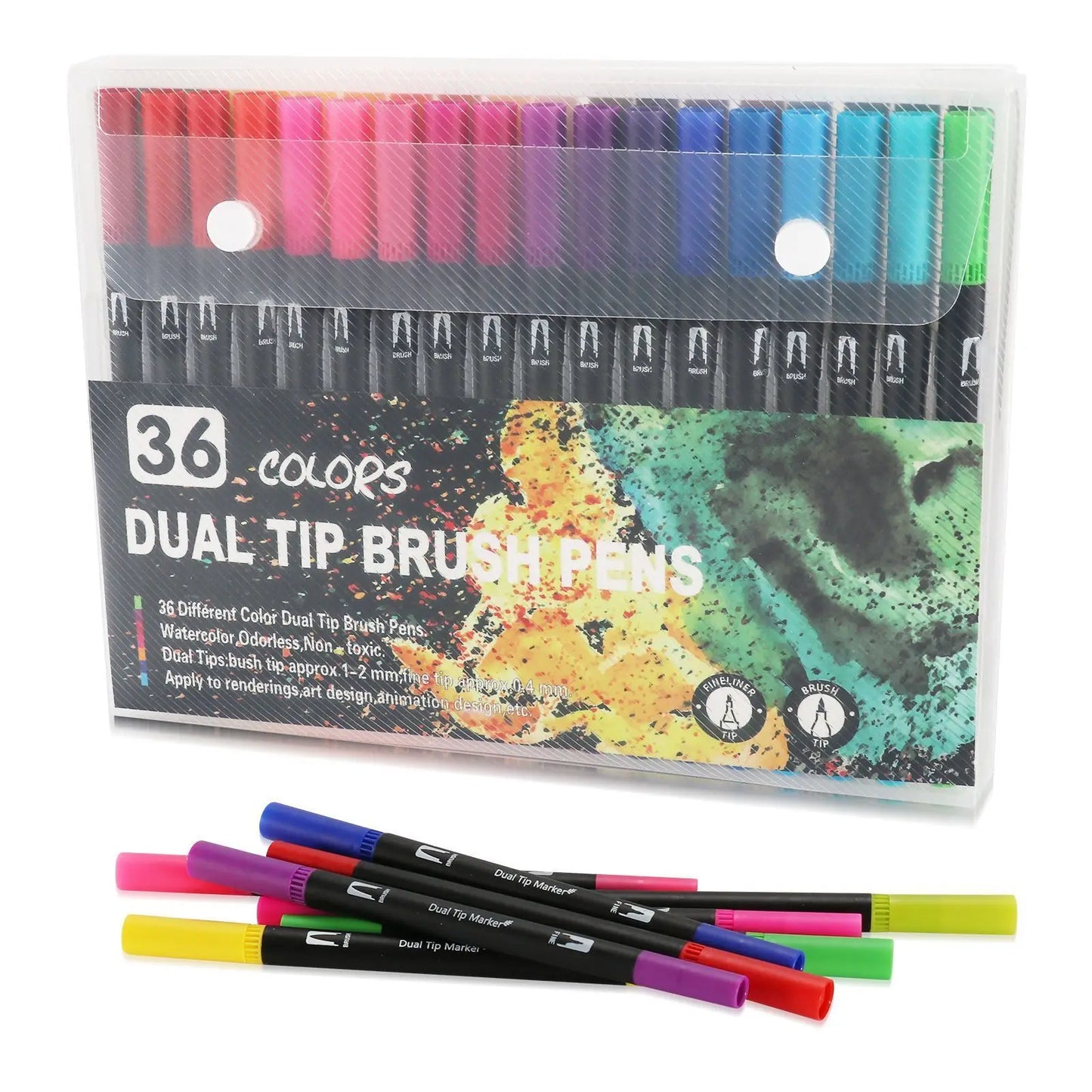 Crayons Feutres Doubles Pointes