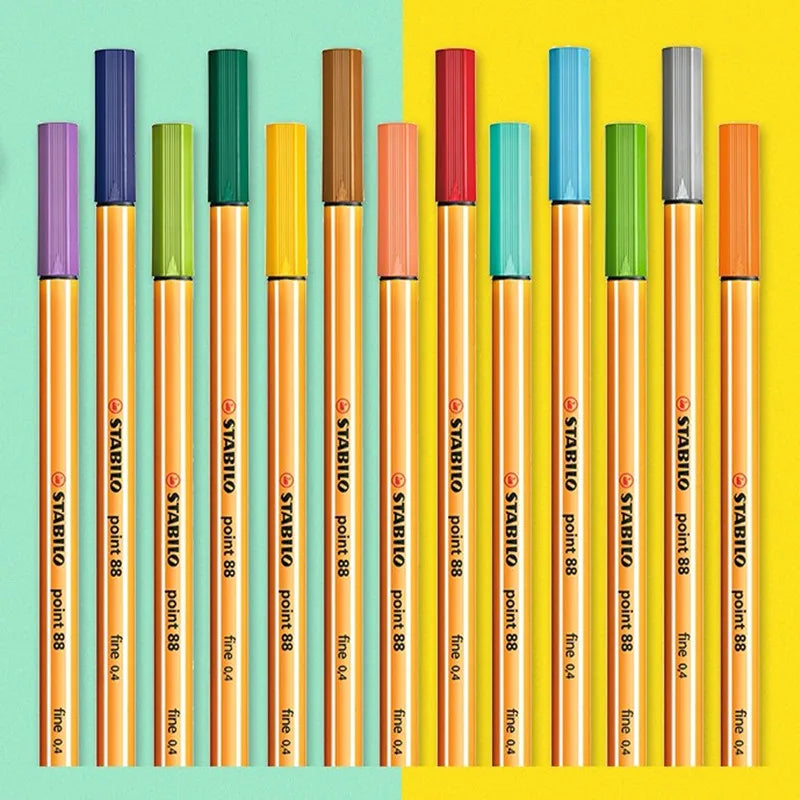 Stabilo Pointes Fines 10 couleurs