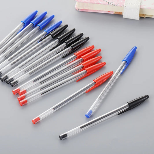 Stylo Bleu, Noir et Rouge 5 ou 10 pièces